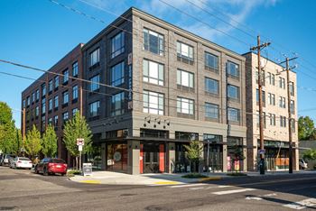 Classic old portland building look with modern amenities